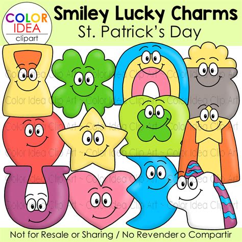 Printable Lucky Charms Clipart