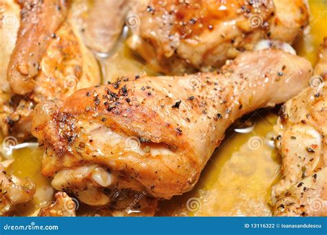 Roast chicken leg stock photo. Image of appetite, appetizers - 13116322