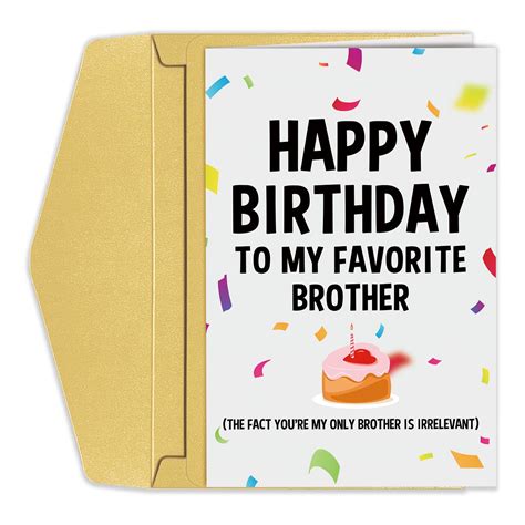 Happy Birthday Brother Funny From Sister