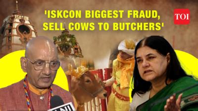 Iskcon: Maneka Gandhi claims ISKCON sells cows to butchers; temple ...