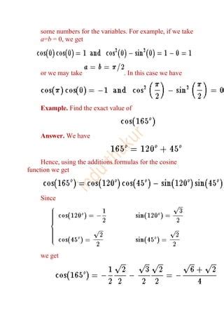 Easy Method of Learning Trigonometry Formulas of Class 11 的图像结果