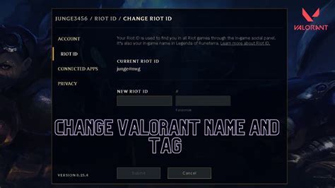 valorant change name in game Android IOS V- 4.79
