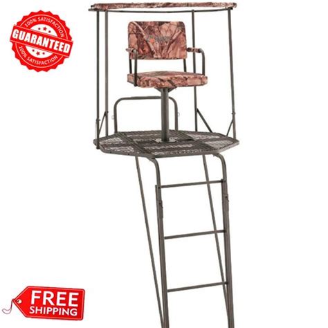 Buy GUIDE GEAR 20 Feet Double Rail 360 Swivel Ladder and Shooting Rest ...