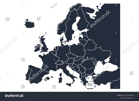 Detailed Map of Europe 的图像结果