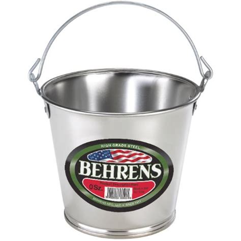 Behrens Galvanized Dairy Storage Pail, 3-1/2-Pint : Amazon.in