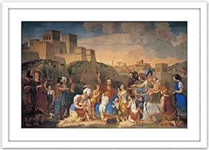 Buy WallsnArt, Figurative Modern Framed Art Work Painting With Glass ...