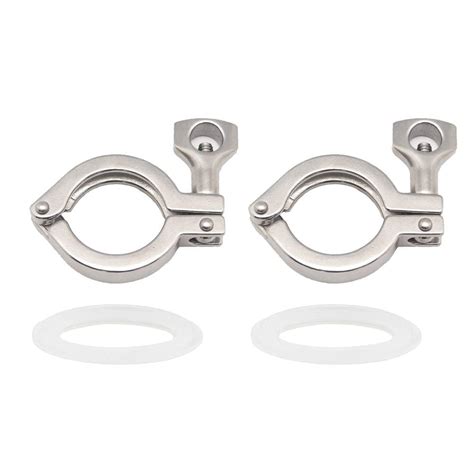 Beduan 1" Sanitary Tri Clamp, 304 Stainless Steel Single Pin Heavy Duty ...