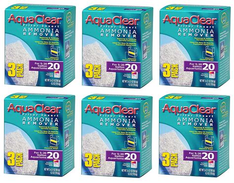 Aquaclear 20-gallon Ammonia Remoer 18-Pack (6 Packs of 3) : Amazon.in ...