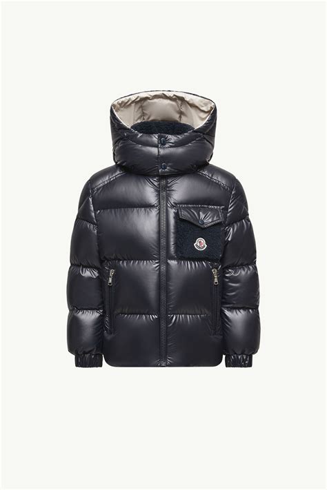 Night Blue Yule Hooded Down Jacket - Down Jackets & Vests for Children ...