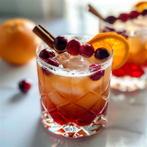 Amazing Cranberry Cinnamon Whiskey Sour for Cozy Nights