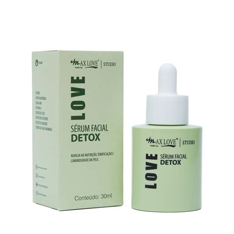 Sérum Facial Detox Max Love com 24un de 30ml Max Love