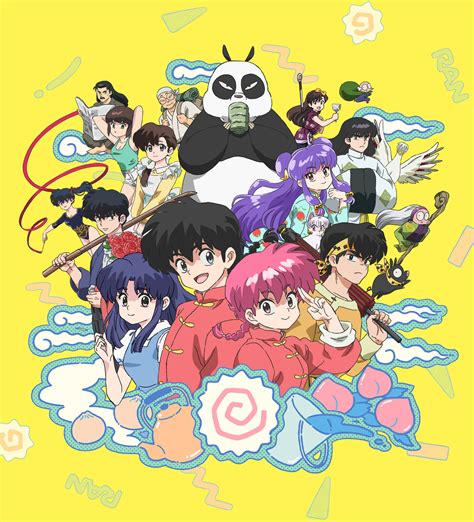 ranma-chan, shampoo, tendou akane, saotome ranma, p-chan, and 14 more (ranma 1/2) | Danbooru