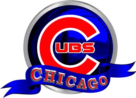 Chicago Cubs Emblem, Baseball Team, Sports Logo PNG