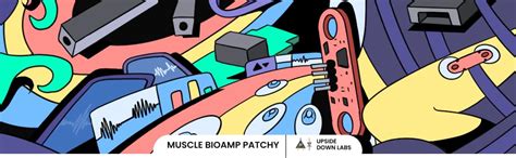 Muscle BioAmp Patchy v0.2 (Red) | Wearable Muscle Sensor | Upside Down ...