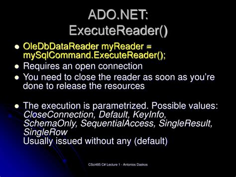 Image result for ADO.NET Database