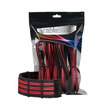 CableMod PRO ModMesh Cable Extension Kit - Black/RED : Amazon.in ...