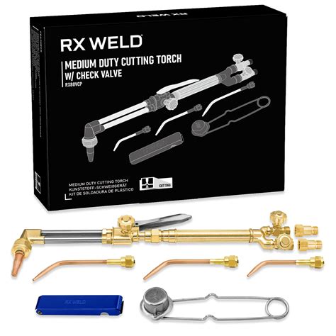 Buy RX WELD Oxygen & Acetylene Torch Kit – 12 Pcs Welding Cutting Torch ...
