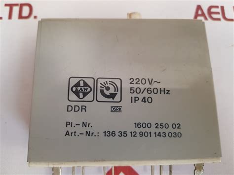 Ddr eaw relog 2tz21 timing relay – Aeliya Marine Tech