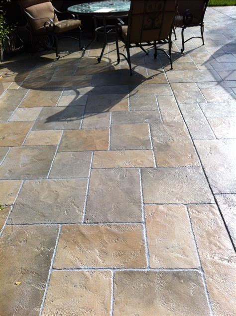 Stamped Concrete Patio Vs Pavers - Patios : Home Design Ideas # ...