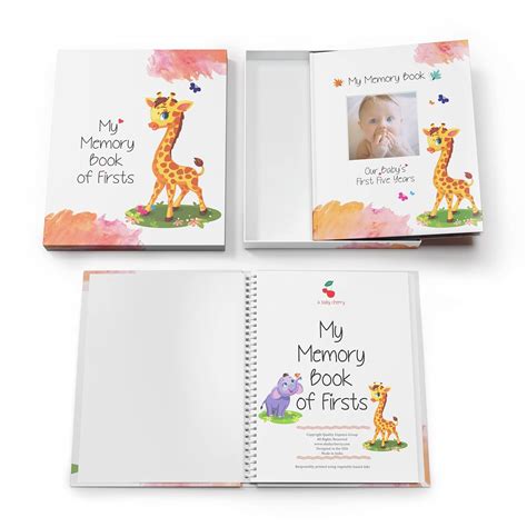 A Baby Cherry - Baby Record Book with Photo Album || Baby Memory Book ...