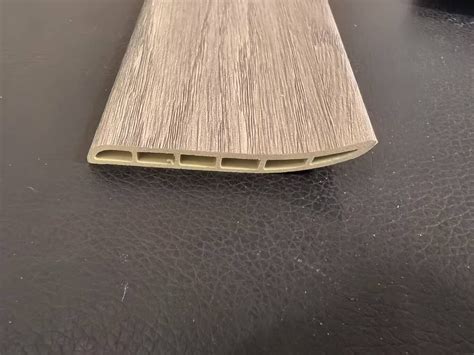 H-0505b Pvc Fauxwood Trim, Base Moulding, Flooring Trim, Extrude ...