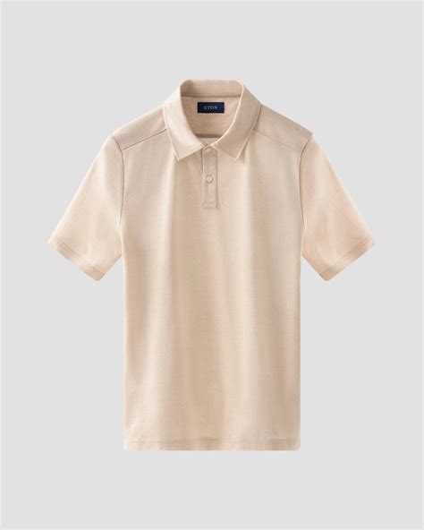 Tan Polo Shirt Men's Brrr°® Eeze Heather Performance Polo Shirt