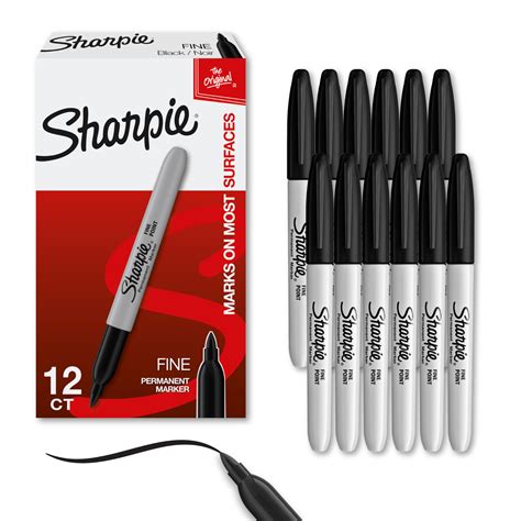 Sharpie Permanent Marker Sharpie Permanent Markers, Permanent Fine
