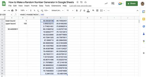 Image result for Random Number Sheet