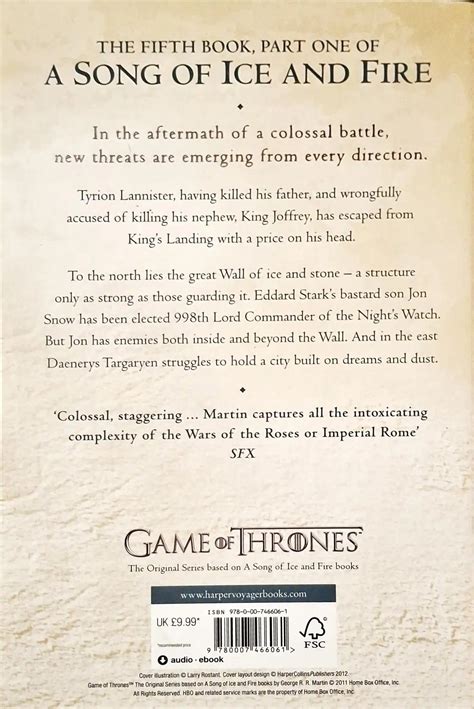 A Song of Ice and Fire #5 : A Dance with Dragons - Dreams and Dust (P ...