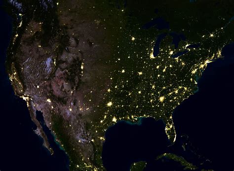 655 Satellite Image Of Earth At Night – ZHERSS