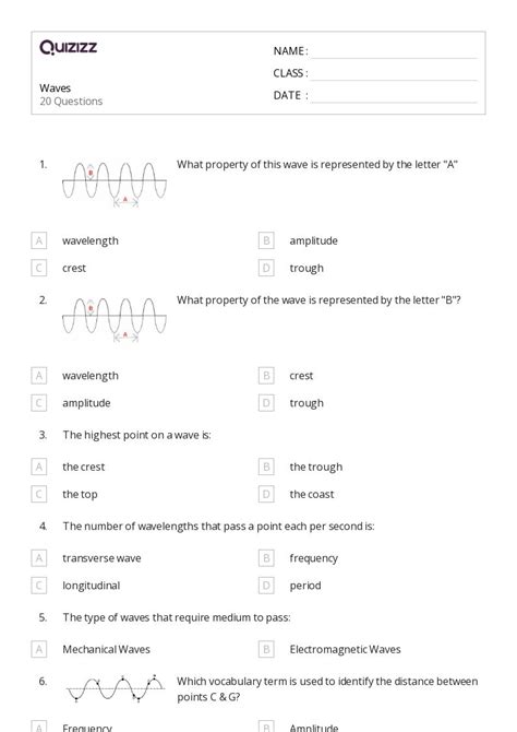 50+ electromagnetic waves and interference worksheets on Quizizz | Free ...