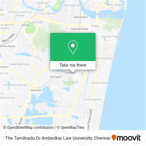 How to Get to The Tamilnadu Dr.Ambedkar Law University in Mylapore ...