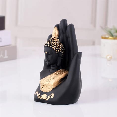 Palm Buddha (Golden Plated) - Craft Nagri