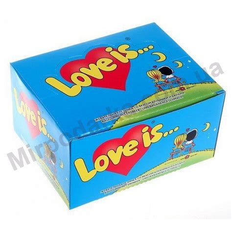 Жвачки Love is (Лав Из) клубника-банан купить недорого с доставкой по ...