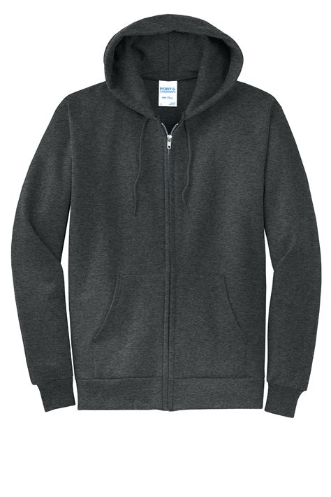 Port & Co Core Fleece Full-Zip Hooded Sweatshirt | Product | Company ...