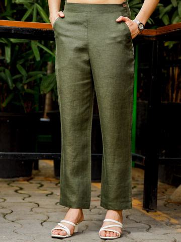 A stunning collection of pure linen trousers for women – Linen Trail