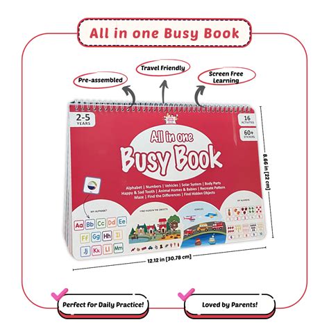 All-in-One Busy Book (Ages 2-5) – Little Minds At Work