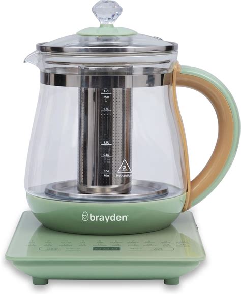 Brayden Aquo 11 Smart Electric Glass Kettle|Led Display|20 Preset Menus ...