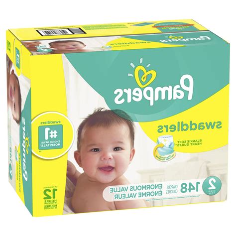Pampers Swaddlers Diapers Size 2 148 Count
