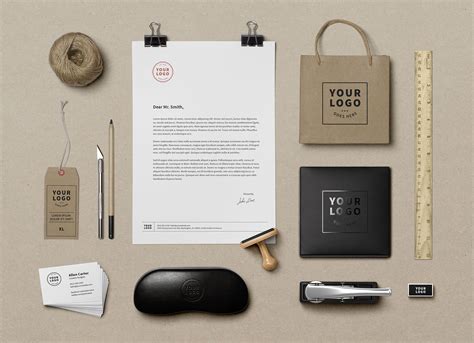 Premium Corporate Identity / Stationary Mockup | Free PSD Templates