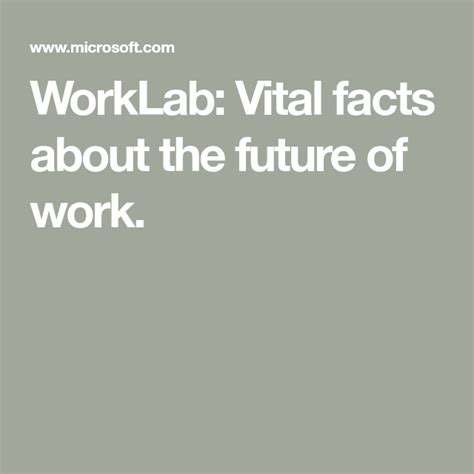 WorkLab: Hard Data, Compelling Stories, Vital Insights