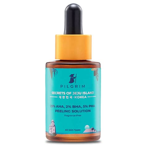 Buy Pilgrim 25% AHA 2% BHA 5% PHA Peeling Solution, 30 ml | 19 Minutes ...