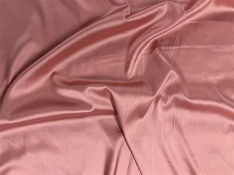 Premium Baby Pink Plain Armani Satin Lycra Fabric Fabric for Designers ...