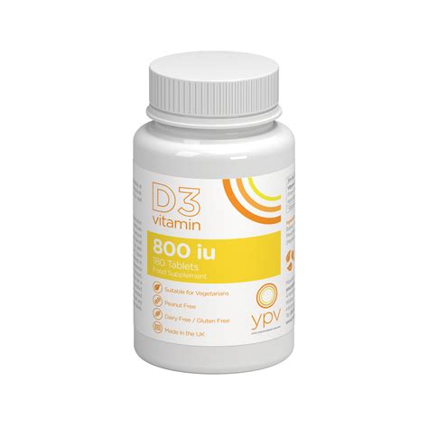 YPV VITAMIN D3 800IU (180) | GlucoRx