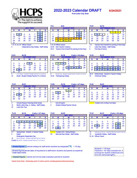 Mdcps 23 24 Calendar - Preschool Calendar Printable