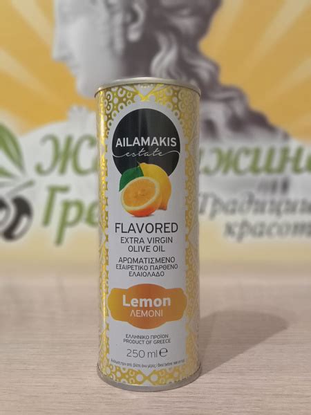 Фермерское оливковое масло Extra Virgin с лимоном, 250 мл - купить с ...