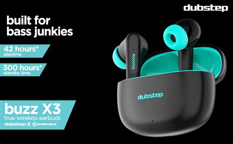 Dubstep Buzz X3 in-Ear Wireless Earbuds with Upto 42 hrs Playtime, 13mm ...