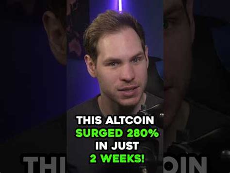 This Altcoin surged 280% in just 2 Weeks! #shorts