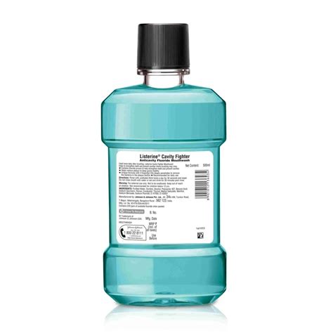LISTERINE® Cavity Fighter Mouthwash - 80ml, 250ml and 500ml