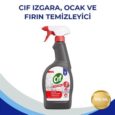 Cif Professional Fırın Ocak Izgara Temizleyici Sprey 750 ML